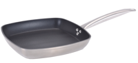 Excellent Houseware grillpan 26 cm zilver - thumbnail