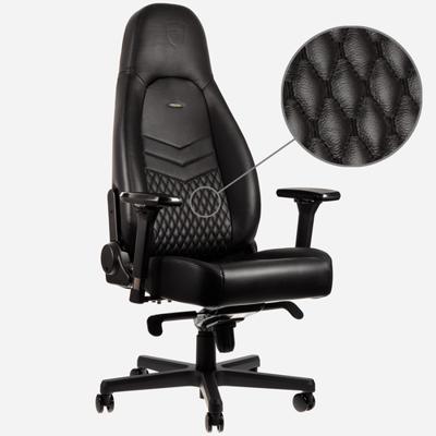 Noblechairs Icon echt leer zwart - thumbnail