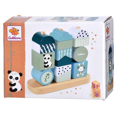 Eichhorn houten stapelpuzzel panda 15dlg.