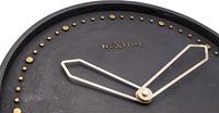 NeXtime NE-3197ZW Wandklok Dia. 35 Cm, Polyresin, Zwart - thumbnail