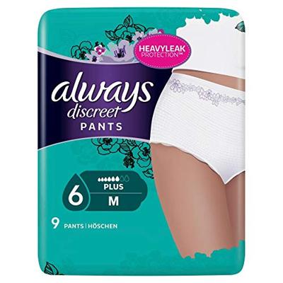 Always Always Discreet Pants - Maat M 9 stuks Always Always Discreet Pants - Maat M 9 stuks