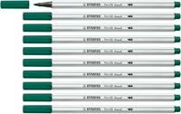 Brushstift stabilo pen 68/53 turquoisegroen | 10 stuks - thumbnail