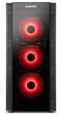 ATX Semi-toren doos Nox-Xtreme Hummer Horus Zwart E-ATX