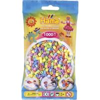 Hama strijkkralen pastelkleuren 1000 stuks - thumbnail
