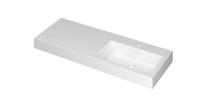 Wastafel INK Momento 1200x450x90 mm Glans wit 3421049 - thumbnail