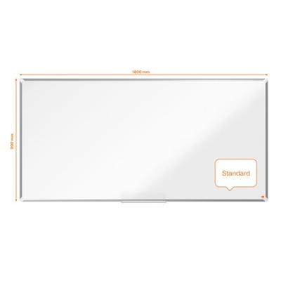 Nobo Premium Plus magnetisch whiteboard, emaille, ft 180 x 90 cm