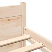 Bedframe zonder matras massief hout 140x200 cm - thumbnail
