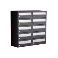 Allux Hive Set 2-Breed, 5-Hoog Met Dak Zwart - 40030070_2x5d - thumbnail