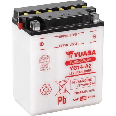 YUASA batterij "yb14-a2". battery yb14-a2 standard without sp