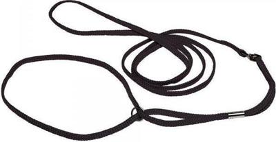 Showlijn rond - Nylon - Zwart