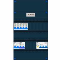 SEP 5 groepenkast 5 aardlekautomaten B16 30mA + kookgroep + krachtgroep 400V 3F - thumbnail