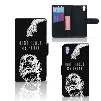 Portemonnee Hoesje Sony Xperia X Zombie