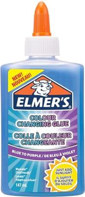Elmer's kleur veranderende kinderlijm 147 ml blauw
