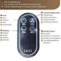Lucci AIR BC Wandventilator 50 W (Ø x h) 410 mm x 460 mm Chroom Zwenkbaar - thumbnail