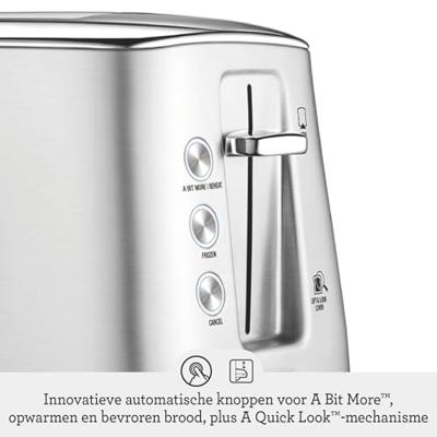 Sage The Toast Select Luxe Stainless Steel Broodrooster Grijs