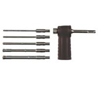 Milwaukee DUST-LOK SDS-Plus Stofvrije Boorset 7-delig - 4 sneden - Modulair ontwerp - 4932471162 - thumbnail