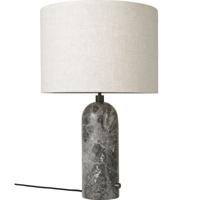 Gubi Gravity Large Tafellamp - Grijs marmer & Canvas wit - thumbnail