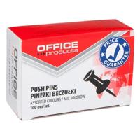 OFFICE products prikbordspelden, geassorteerde kleuren, doos van 100 stuks - thumbnail