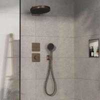 Hansgrohe ShowerSelect Comfort E thermostaat inbouw voor 1 functie en extra uitgang, Brushed Bronze - thumbnail