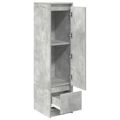 Highboard 29,5x34x119,5 cm spaanplaat betongrijs Highboard 29,5x34x119,5 cm spaanplaat betongrijs