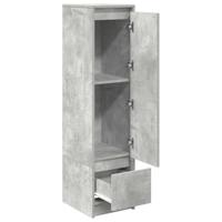 Highboard 29,5x34x119,5 cm spaanplaat betongrijs - thumbnail