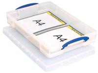 Opbergbox ru 10ltr 520x340x85mm transp wit - thumbnail