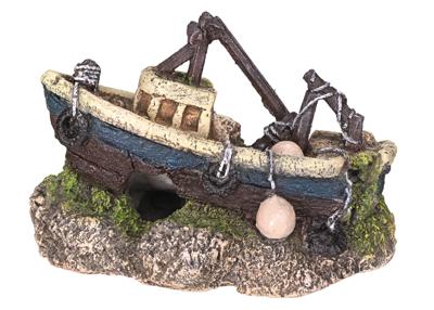 Nobby Boot Aquarium Ornamenten, 13 x 6,7 x 8,7 cm