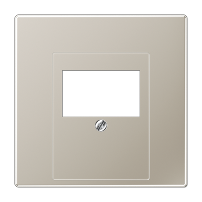 Jung LS990 edelstaal inzetplaat voor USB ES2969T