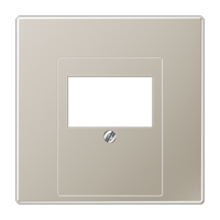 Jung LS990 edelstaal inzetplaat voor USB ES2969T - thumbnail