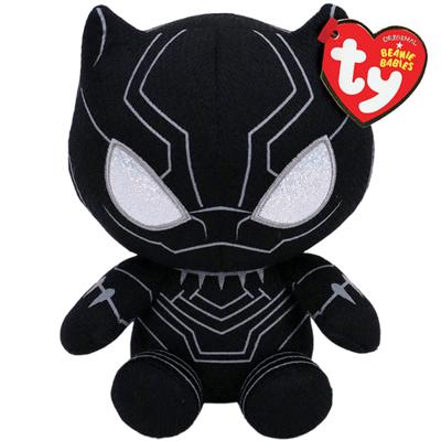 TY Beanie Babies Marvel Knuffel Black Panther 15 cm