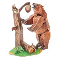 Cubic Fun 3d puzzel national geographic bruine beer - thumbnail