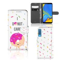 Samsung Galaxy A7 (2018) | Book Cover | Donut Roze | Portemonnee hoesje - thumbnail