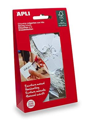 Apli draadetiketten ft 13 x 34 mm (b x h) (7007), etui van 200 stuks