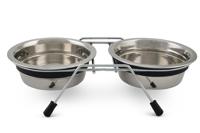 Dinner hondenvoerbak Lumara grijs M - thumbnail