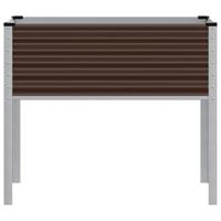 Plantenbak 100x41x90 cm staal bruin - thumbnail