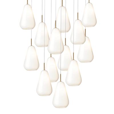 Nuura Anoli 13 Hanglamp G9 - Nordic Gold / Opal White Nuura Anoli 13 Hanglamp G9 - Nordic Gold / Opal White