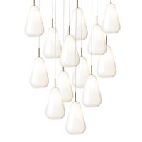 Nuura Anoli 13 Hanglamp G9 - Nordic Gold / Opal White - thumbnail