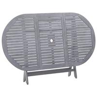Tuintafel inklapbaar 160x85x75 cm massief acaciahout - thumbnail
