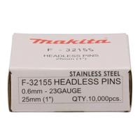 Makita F-32155 Pin 25mm RVS VE=10000 - thumbnail