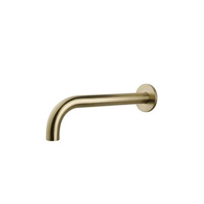 Wiesbaden Caral inbouw uitloop 30 cm | Geborsteld messing PVD