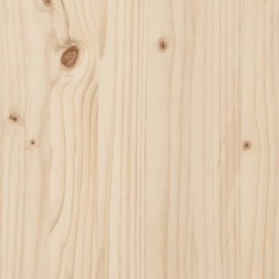 Bedframe met hoofdbord massief grenenhout 120x200 cm - thumbnail