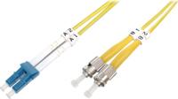 Digitus DK-2931-01 Glasvezel Optische vezel Aansluitkabel 1.00 m Geel [1x LC-stekker - 1x ST-stekker] 9/125 µ Singlemode OS2 - thumbnail