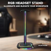 Gaming headset standaard - The G-Lab - K-STAND-NEON RGB - Bedraad - RGB-verlichting - Zwart - thumbnail
