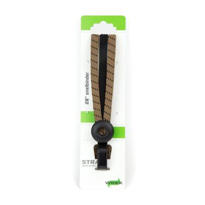 Qibbel Widek triobinder eye met haak 3x12mm zwart/chinin