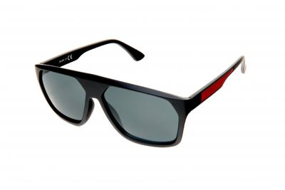 Kost zonnebril Rechthoekig heren grijs/zwart/rood (20 201) Kost zonnebril Rechthoekig heren grijs/zwart/rood (20 201)