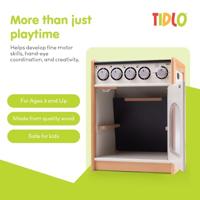 Tidlo educatief houten speelfornuis - thumbnail