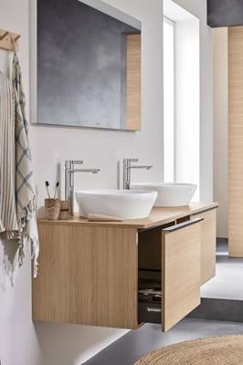 Duravit D-Neo opzetwastafel 12.5x40cm zonder kraangat keramiek Wit 2371400070 - thumbnail