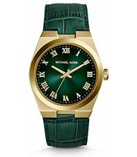 Horlogeband Michael Kors MK2356 Leder Groen 24mm Horlogeband Michael Kors MK2356 Leder Groen 24mm