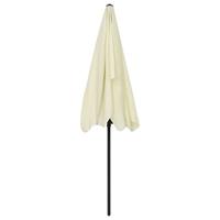 Strandparasol 200x125 cm zandgeel - thumbnail