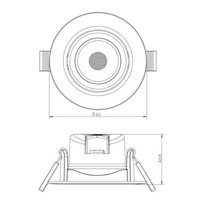 Deko Light 565338 SMD-68 LED-inbouwlamp Energielabel: F (A - G) LED LED vast ingebouwd 6.5 W Wit Deko Light 565338 SMD-68 LED-inbouwlamp Energielabel: F (A - G) LED LED vast ingebouwd 6.5 W Wit